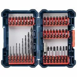 Brand new 😀 Bosch DDMS40 40 Pc. Impact Tough Drill Drive Custom Case System Set 👏