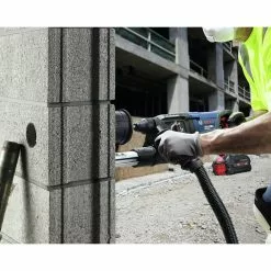 Flash Sale 😉 Bosch GBH18V-26DK25 Bulldog 18V EC Brushless Lithium-Ion 1 In. Cordless SDS-plus Rotary 🔨 Hammer Kit With 2 Batteries (4 Ah) 🔥 -Bosch Tool Official Online bshngbh18v 26dk25 g