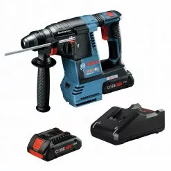Buy 🛒 Bosch GBH18V-26K25 Bulldog 18V Brushless Lithium-Ion 1 In. Cordless SDS-plus Rotary 🔨 Hammer Kit With 2 Batteries (4 Ah) 🎉