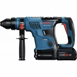 Outlet ⌛ Bosch GBH18V-34CQB24 PROFACTOR 18V Bulldog Brushless Lithium-Ion 1-1/4 In. Cordless Connected-Ready SDS-Plus Rotary 🔨 Hammer Kit With 2 Batteries (8 Ah) ⭐ -Bosch Tool Official Online bshngbh18v 34cqb24 b