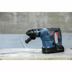 Outlet ⌛ Bosch GBH18V-34CQB24 PROFACTOR 18V Bulldog Brushless Lithium-Ion 1-1/4 In. Cordless Connected-Ready SDS-Plus Rotary 🔨 Hammer Kit With 2 Batteries (8 Ah) ⭐ -Bosch Tool Official Online bshngbh18v 34cqb24 e