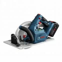 Cheapest ✔️ Bosch GKS18V-25GCB14 PROFACTOR 18V Cordless 7-1/4 In. Circular Saw Kit With BiTurbo Brushless Technology And Track Compatibility Kit With (1) 8 Ah Battery 🎉 -Bosch Tool Official Online bshngks18v 25gcb14 c