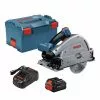 New ✔️ Bosch GKT18V-20GCL14 PROFACTOR 18V Cordless 5-1/2 In. Track Saw Kit With BiTurbo Brushless Technology And Plunge Action Kit With (1) 8 Ah Battery ⌛