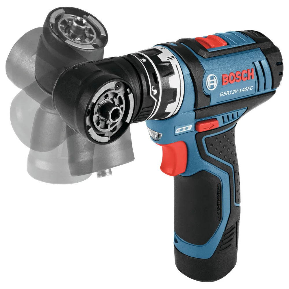 Best Sale 💯 Bosch GSR12V-140FCB22 12V Max Lithium-Ion FlexiClick 5-in-1 1/4 In. Cordless Drill Driver System Kit (2 Ah) 🎉 8 Best Sale 💯 Bosch GSR12V-140FCB22 12V Max Lithium-Ion FlexiClick 5-in-1 1/4 In. Cordless Drill Driver System Kit (2 Ah) 🎉 - Image 8