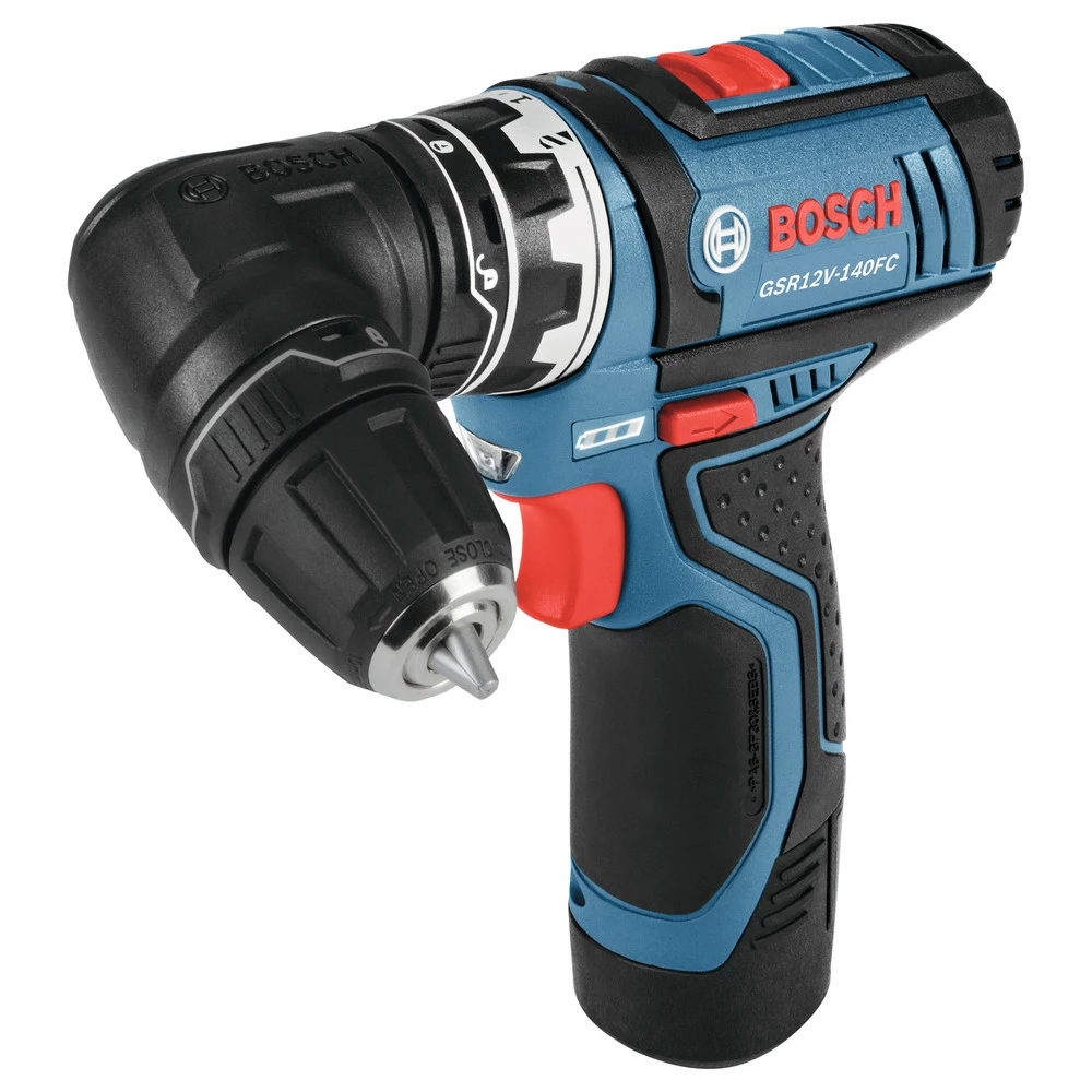 Best Sale 💯 Bosch GSR12V-140FCB22 12V Max Lithium-Ion FlexiClick 5-in-1 1/4 In. Cordless Drill Driver System Kit (2 Ah) 🎉 9 Best Sale 💯 Bosch GSR12V-140FCB22 12V Max Lithium-Ion FlexiClick 5-in-1 1/4 In. Cordless Drill Driver System Kit (2 Ah) 🎉 - Image 9