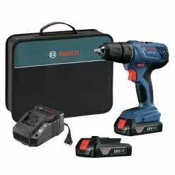 Best deal ⭐ Bosch GSR18V-190B22 18V Compact Lithium-Ion 1/2 In. Cordless Drill/Driver Kit (1.5 Ah) 🎉