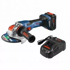 New 🔔 Bosch GWX18V-13CB14 PROFACTOR 18V Spitfire X-LOCK 5-6 In. Cordless Angle Grinder Kit With (1) CORE18V 8.0 Ah Performance Battery ❤️