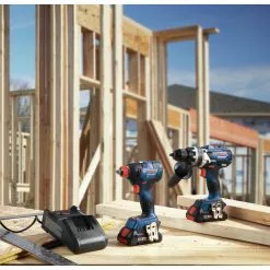 Top 10 ⭐ Bosch GXL18V-224B25 18V 2-Tool 1/2 In. 🔨 Hammer Drill Driver And 2-in-1 Impact Driver Combo Kit With (2) CORE18V 4.0 Ah Lithium-Ion Batteries 🔔 -Bosch Tool Official Online bshngxl18v 224b25 e