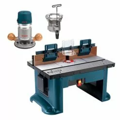 Budget 👏 Bosch RA118EVSTB 2.25 HP Fixed-Base Electronic Router & Router Table Set 🔔