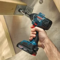 Coupon 💯 Factory Reconditioned Bosch CLPK222-181-RT 18V 4.0 Ah Cordless Lithium-Ion Brute Tough 🔨 Hammer Drill And Hex Impact Driver Combo Kit 🎁 -Bosch Tool Official Online bshrclpk222 181 rt b