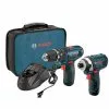 Best reviews of ❤️ Factory Reconditioned Bosch CLPK241-120-RT 12V MAX Cordless Lithium-Ion 3/8 In. 🔨 Hammer Drill & Impact Driver Combo Kit 🔥