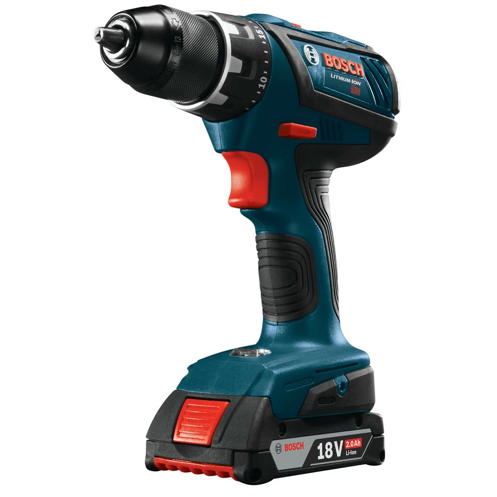 New 👏 Factory Reconditioned Bosch DDS181A-02-RT 18V Lithium-Ion Compact Tough 1/2 In. Cordless Drill Driver Kit (2 Ah) 🎉 2 New 👏 Factory Reconditioned Bosch DDS181A-02-RT 18V Lithium-Ion Compact Tough 1/2 In. Cordless Drill Driver Kit (2 Ah) 🎉 - Image 2
