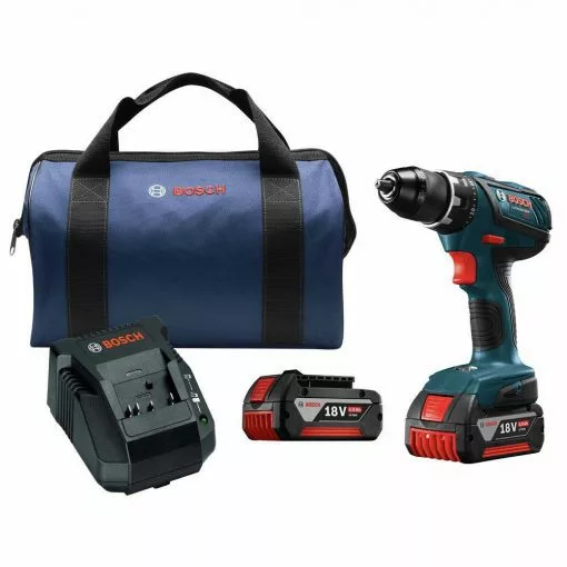 Best Sale 🎁 Factory Reconditioned Bosch DDS181A-01-RT 18V 4.0 Ah Compact Tough Cordless Li-Ion 1/2 In. Drill Driver Kit 🔔 -Bosch Tool Official Online bshrdds181a01rt
