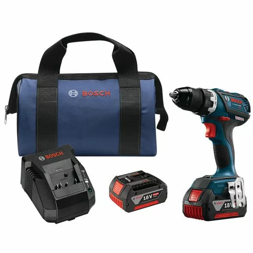 Buy ✨ Factory Reconditioned Bosch DDS183-01-RT 18V Lithium-Ion EC Brushless Compact Tough 1/2 In. Cordless Drill Driver Kit (4 Ah) 🔥 -Bosch Tool Official Online bshrdds183 01 rt