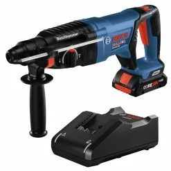 Deals 😍 Factory Reconditioned Bosch GBH18V-26DK15-RT 18V EC Brushless Lithium-Ion SDS-Plus Bulldog 1 In. Cordless Rotary 🔨 Hammer Kit (4 Ah) 🤩