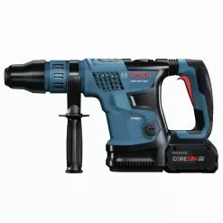 New 🧨 Factory Reconditioned Bosch GBH18V-36CK24-RT PROFACTOR 18V Brushless Lithium-Ion 1-9/16 In. Cordless SDS-max Rotary 🔨 Hammer Kit With BiTurbo Technology And (2) 8 Ah Batteries 🧨 -Bosch Tool Official Online bshrgbh18v 36ck24 rt b