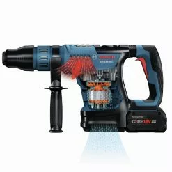 New 🧨 Factory Reconditioned Bosch GBH18V-36CK24-RT PROFACTOR 18V Brushless Lithium-Ion 1-9/16 In. Cordless SDS-max Rotary 🔨 Hammer Kit With BiTurbo Technology And (2) 8 Ah Batteries 🧨 -Bosch Tool Official Online bshrgbh18v 36ck24 rt c