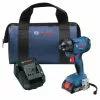 Buy 👏 Factory Reconditioned Bosch GDR18V-1400B12-RT 18V Compact Lithium-Ion 1/4 In. Cordless Hex Impact Driver Kit (2 Ah) 😉