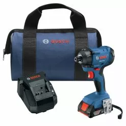 Buy 👏 Factory Reconditioned Bosch GDR18V-1400B12-RT 18V Compact Lithium-Ion 1/4 In. Cordless Hex Impact Driver Kit (2 Ah) 😉
