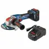 Deals 💯 Factory Reconditioned Bosch GWX18V-13CB14-RT PROFACTOR 18V Spitfire X-LOCK Connected-Ready 5 - 6 In. Cordless Angle Grinder Kit With Slide Switch (8.0 Ah) ✨