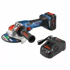 Deals 💯 Factory Reconditioned Bosch GWX18V-13CB14-RT PROFACTOR 18V Spitfire X-LOCK Connected-Ready 5 - 6 In. Cordless Angle Grinder Kit With Slide Switch (8.0 Ah) ✨