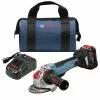 Best reviews of 🔔 Factory Reconditioned Bosch GWX18V-50PCB14-RT 18V X-LOCK Brushless Lithium-Ion 4-1/2 - 5 In. Cordless Angle Grinder Kit (8 Ah) 🔔