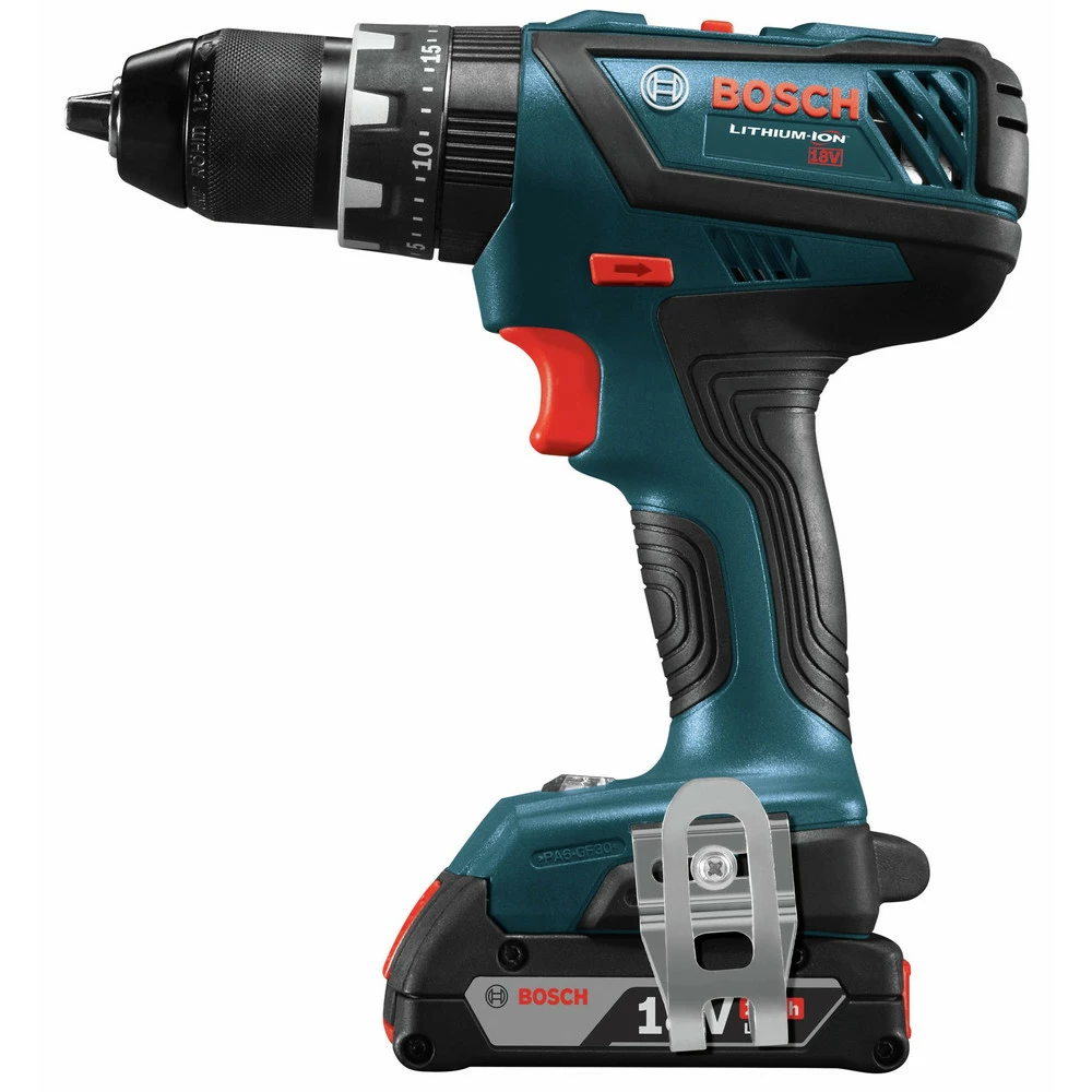 Promo ❤️ Factory Reconditioned Bosch HDS181A-02-RT 18V Lithium-Ion 1/2 In. Cordless 🔨 Hammer Drill Driver Kit (2 Ah) 🔔 2 Promo ❤️ Factory Reconditioned Bosch HDS181A-02-RT 18V Lithium-Ion 1/2 In. Cordless 🔨 Hammer Drill Driver Kit (2 Ah) 🔔 - Image 2