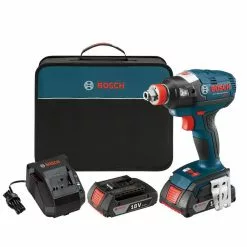 Budget ⭐ Factory Reconditioned Bosch IDH182-02-RT 18V Cordless Lithium-Ion Brushless Socket Ready Impact Driver Kit With Soft Case 🔔