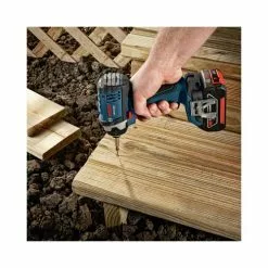 Best Sale 👏 Factory Reconditioned Bosch IDS181-01-RT 18V Compact Tough 1/4 In. Hex Impact Driver With 2 HC FatPack Lithium-Ion Batteries 🔔 -Bosch Tool Official Online bshrids181 01 rt d