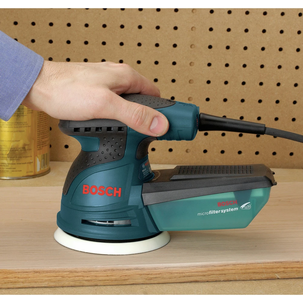 Best Sale ✨ Factory Reconditioned Bosch ROS10-RT 5 In. Random Orbit Palm Sander ⭐ 5 Best Sale ✨ Factory Reconditioned Bosch ROS10-RT 5 In. Random Orbit Palm Sander ⭐ - Image 5